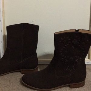 Jack Rogers Brown Ankle Boots
